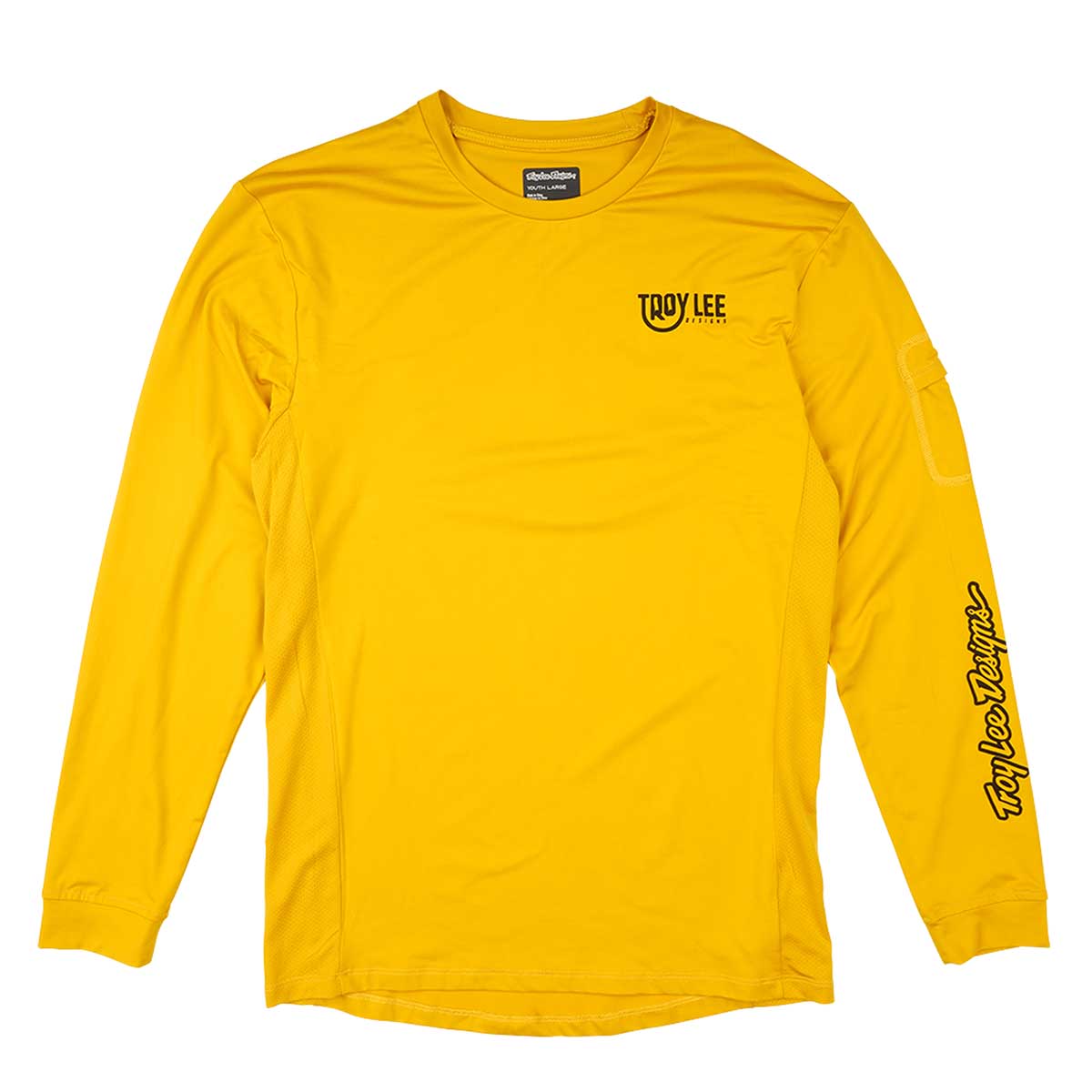 Troy Lee Designs Ruckus Long Sleeve Ride Tee Kids' in Eyez Safron